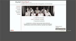 Desktop Screenshot of kunstkontext.org